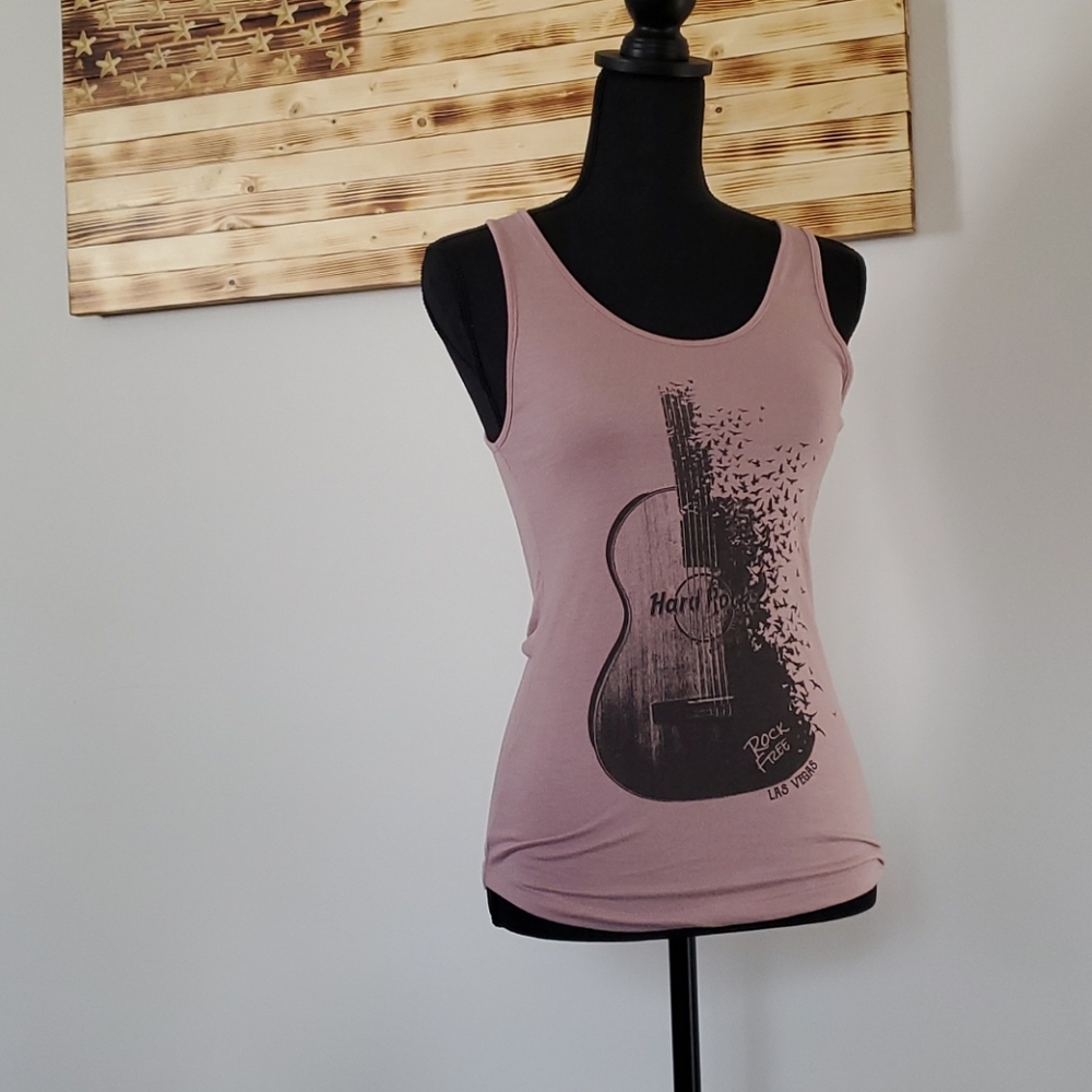Hard Rock Cafe mauve Las Vegas Tank small